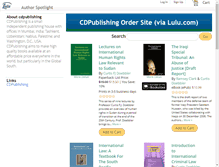 Tablet Screenshot of cdpublishing.filetap.com